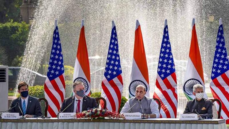 India y EEUU elevan su alianza militar en el marco de las tensiones con China