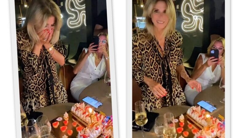 En un doble festejo Flavia Palmiero sopló velitas en Wayku
