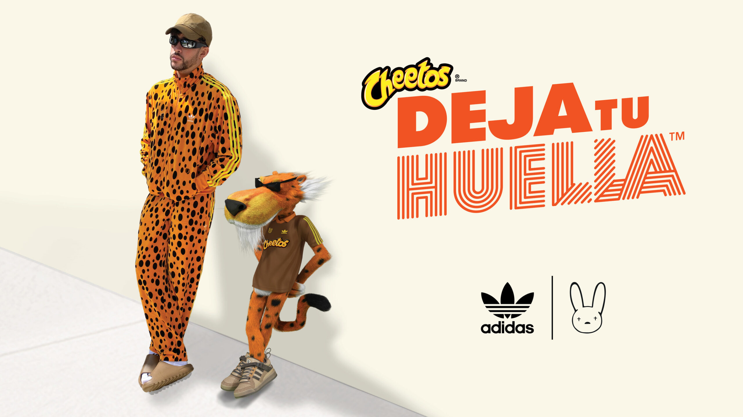 Cheetos y Bad Bunny lanzan exclusiva colección de moda junto a Adidas, invitando a fans a Dejar su Huella