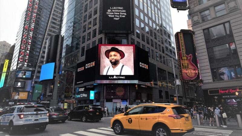 Éxito rotundo en el lanzamiento de la canción “Best you ever had” de L.Lectric en el Time Square