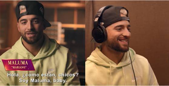 La superestrella colombiana Maluma se une al elenco de voz de Encanto de Disney
