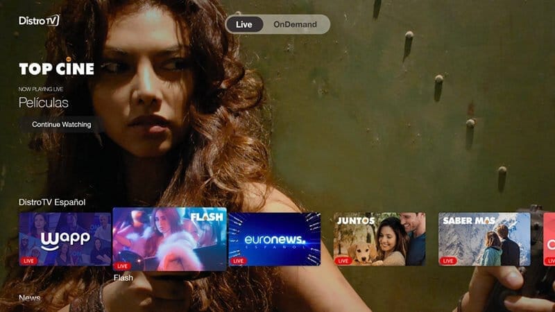 DistroTV lanza el paquete de canales gratuitos Distro TV Español