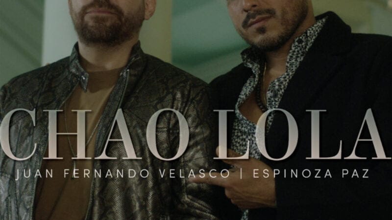 Juan Fernando Velasco y Espinoza Paz presentan “Chao Lola”