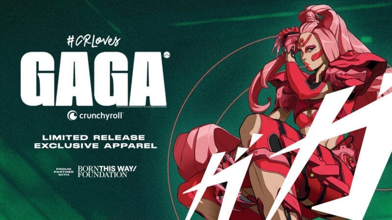 Lady Gaga está de regreso con otra colaboración vibrante de Crunchyroll Loves Streetwear