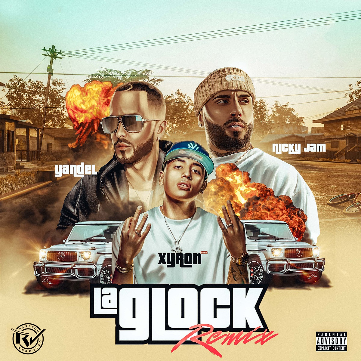 Yandel y Nicky Jam se unen a Xyron en el remix de “La Glock”