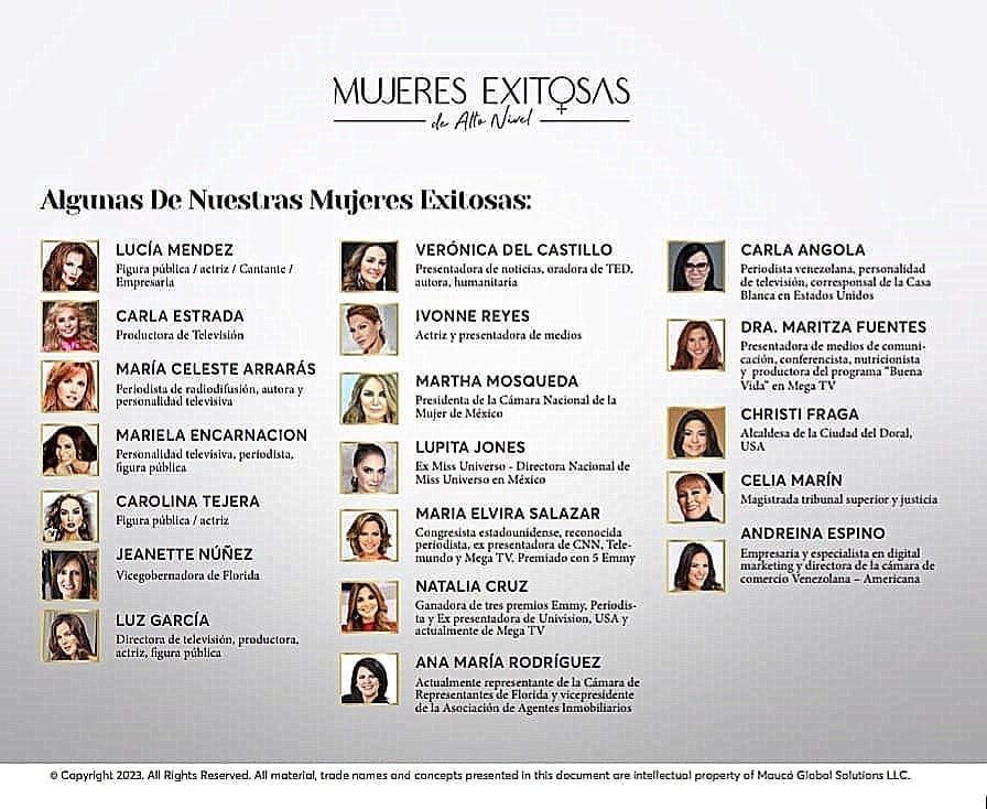 Mujeres Exitosas de Alto Nivel