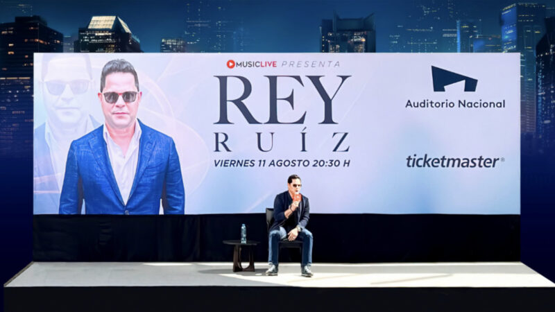 Rey Ruiz anuncia un esperado espectáculo en el Auditorio Nacional de la ciudad de México