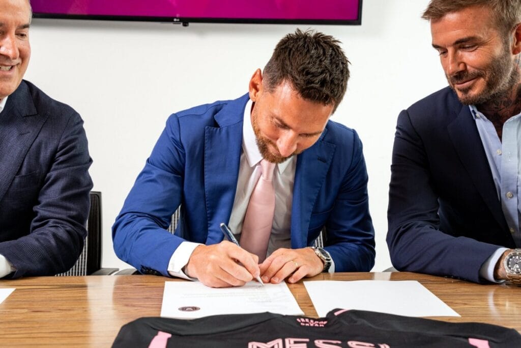 La llegada de Messi