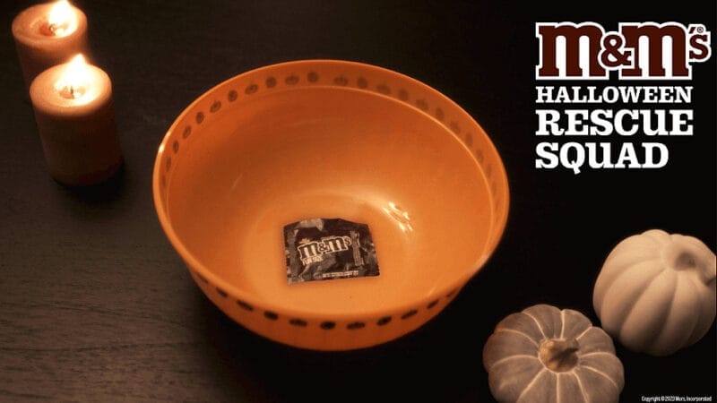 Halloween Rescue Squad de M&M’s: Para recibir dulces gratis en menos de una hora