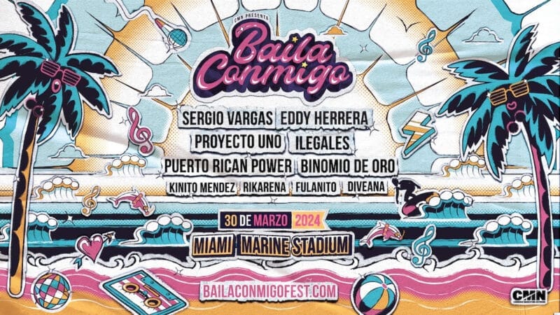 Miami se prepara para bailar como nunca en una fiesta para la historia: CMN presenta Baila Conmigo Fest