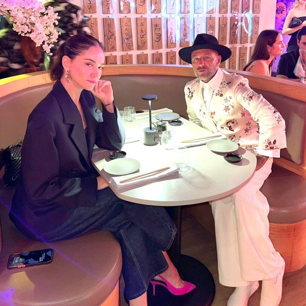 María Inés Rivero junto a Gaby Álvarez