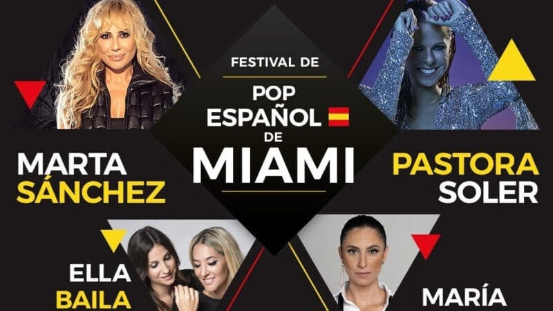 Festival Pop Español de Miami: Marta Sánchez, Pastora Soler, Ella Baila Sola y más íconos de la música se unen en un evento único