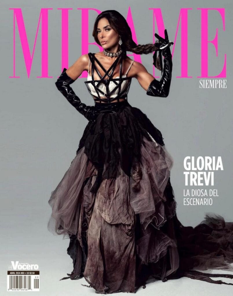 Gloria Trevi en la revista “Mírame siempre”