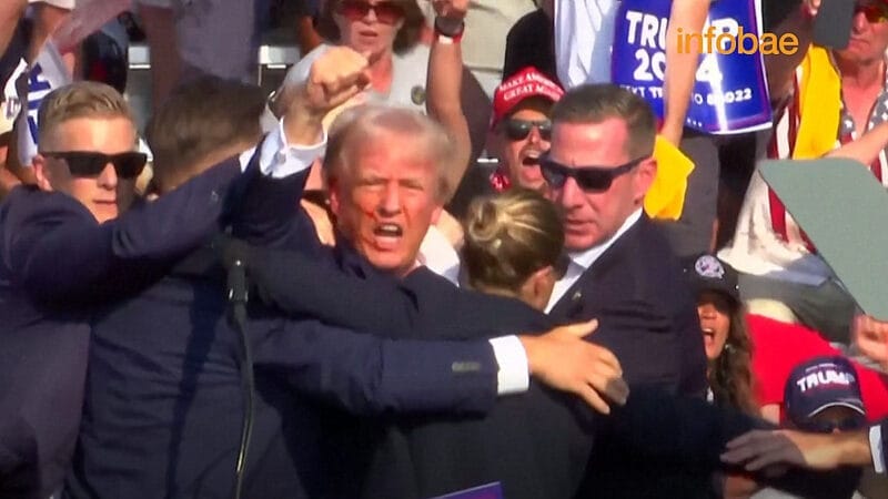 Donald Trump a salvo tras incidente de tiroteo en mítin en Pensilvania
