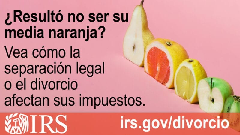 Cómo afecta la separación o el divorcio a la declaración de impuestos