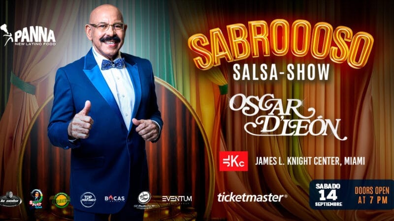 Oscar D’León celebra 52 años de carrera con su “Sabroso Salsa Show” en Miami