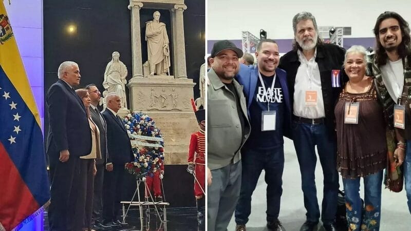 Delegación del régimen cubano en Venezuela para asistir a toma de posesión de Maduro