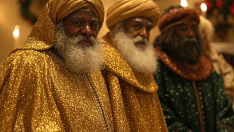 Llegan los Tres Reyes Magos al Festival Navideño de la Universidad Ana G. Méndez en Miami Lakes