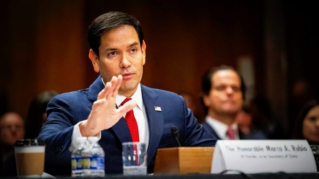El secretario de Estado de EE. UU. Marco Rubio