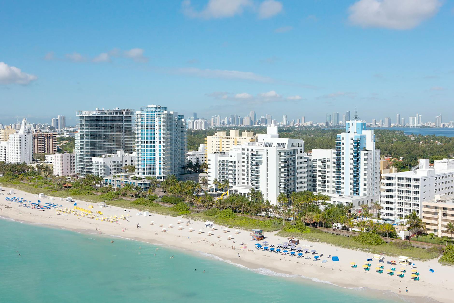 photo of buildings near beach