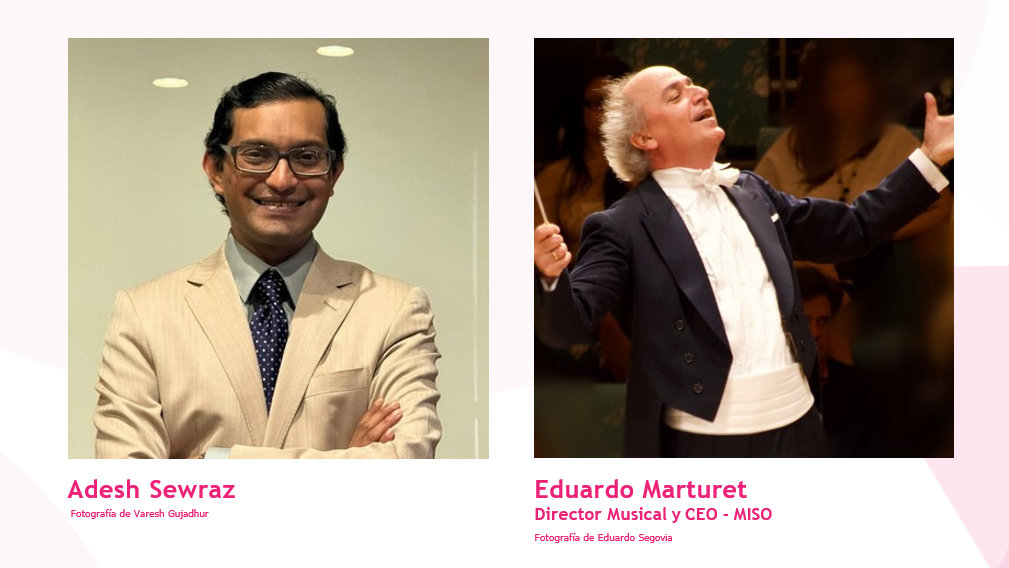 Adesh Sewraz y Eduardo Marturet
